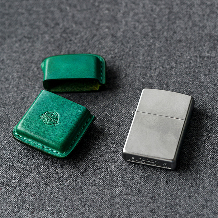 一皮 one leather 打火机皮套ZIPPO正版创意个性皮套防风刻字男真皮（皮套）