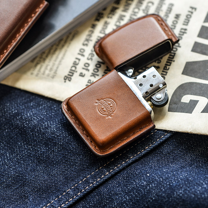 一皮 one leather 打火机皮套ZIPPO正版创意个性皮套防风刻字男真皮（皮套）