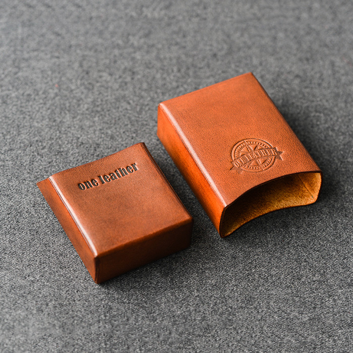 oneleather烟盒20支装创意真皮便携软香菸盒烟包套手工创意礼品