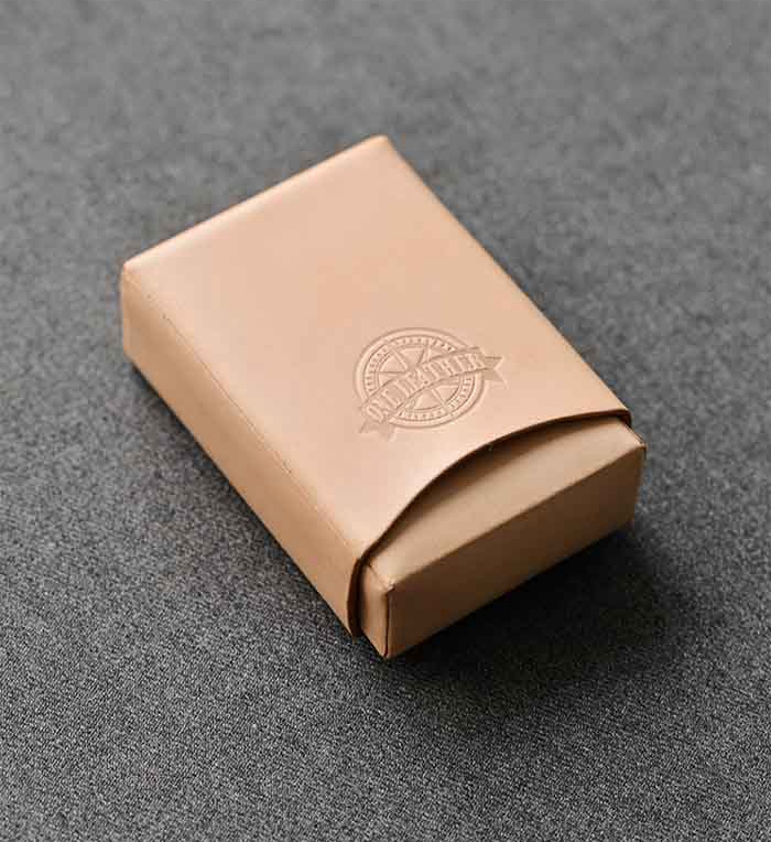 oneleather烟盒20支装创意真皮便携软香菸盒烟包套手工创意礼品