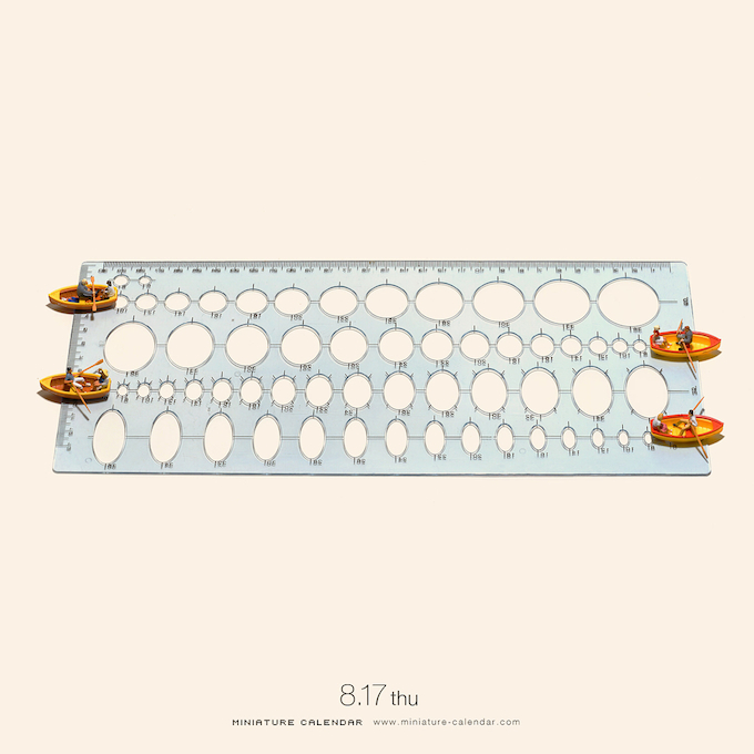  8.17 thu “Ripple” . 噂の二人が波紋を呼ぶ . #円定規 #波紋 #池 #デート #Ruler #Ripple #Pond #Date #週刊誌 #熱愛.jpg